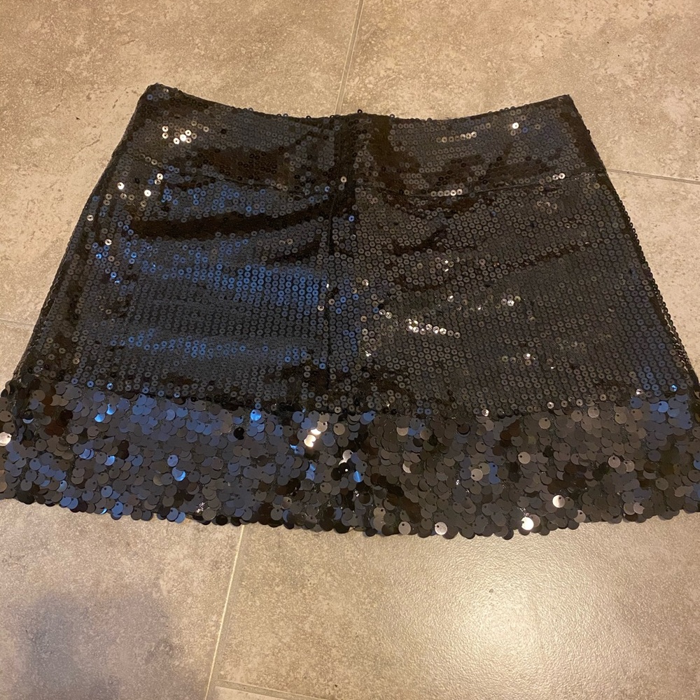 Sequin mini skirt